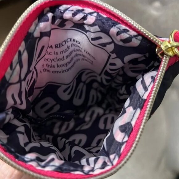 🦃 New Estée Lauder 2 Piece Puffy Stripped Cosmetic Makeup Travel Bag Set - Picture 6 of 6